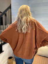 Load image into Gallery viewer, Rust Oversized Sweater
