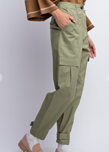 Load image into Gallery viewer, Olive Utility Cargo Pant
