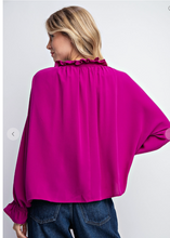 Load image into Gallery viewer, Berry Magenta Blouse
