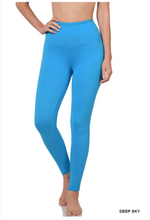 Load image into Gallery viewer, PREMIUM MICROFIBER WIDE WAISTBAND LEGGINGS
