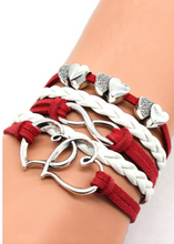 Load image into Gallery viewer, Layered Heart Bracelets!!
